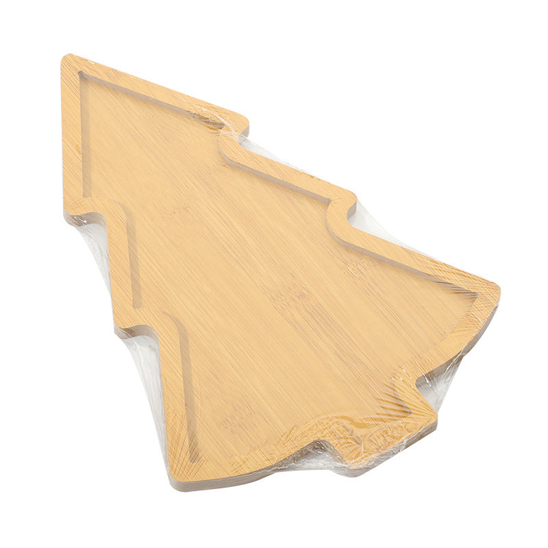 Density Plate Wooden Tray Christmas Tableware